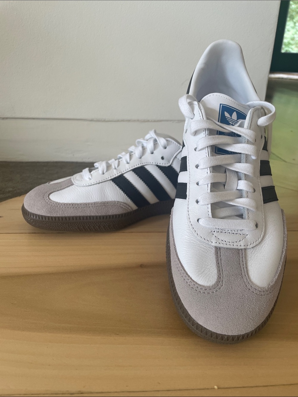 adidas Samba OG shoes White/Black/Gum Leather Sneakers